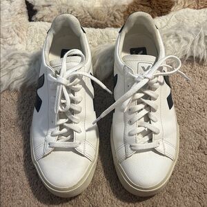 Veja White and Black Men's Sneakers